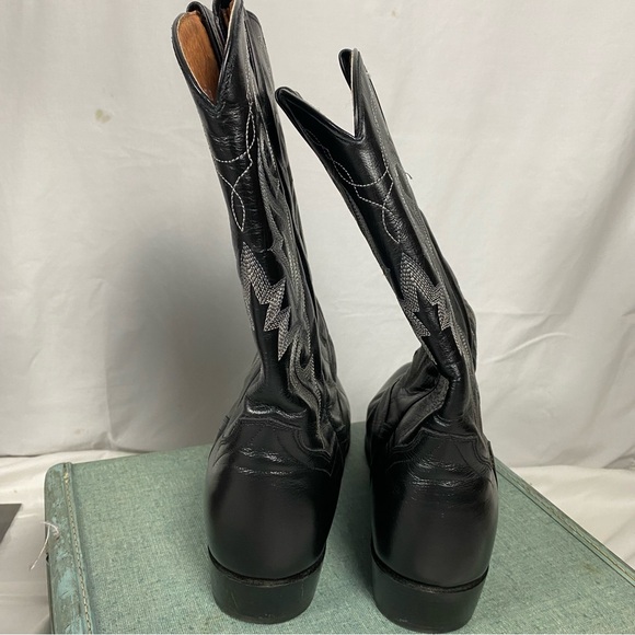 Dan Post black cowboy boots size 12 - Picture 2 of 4